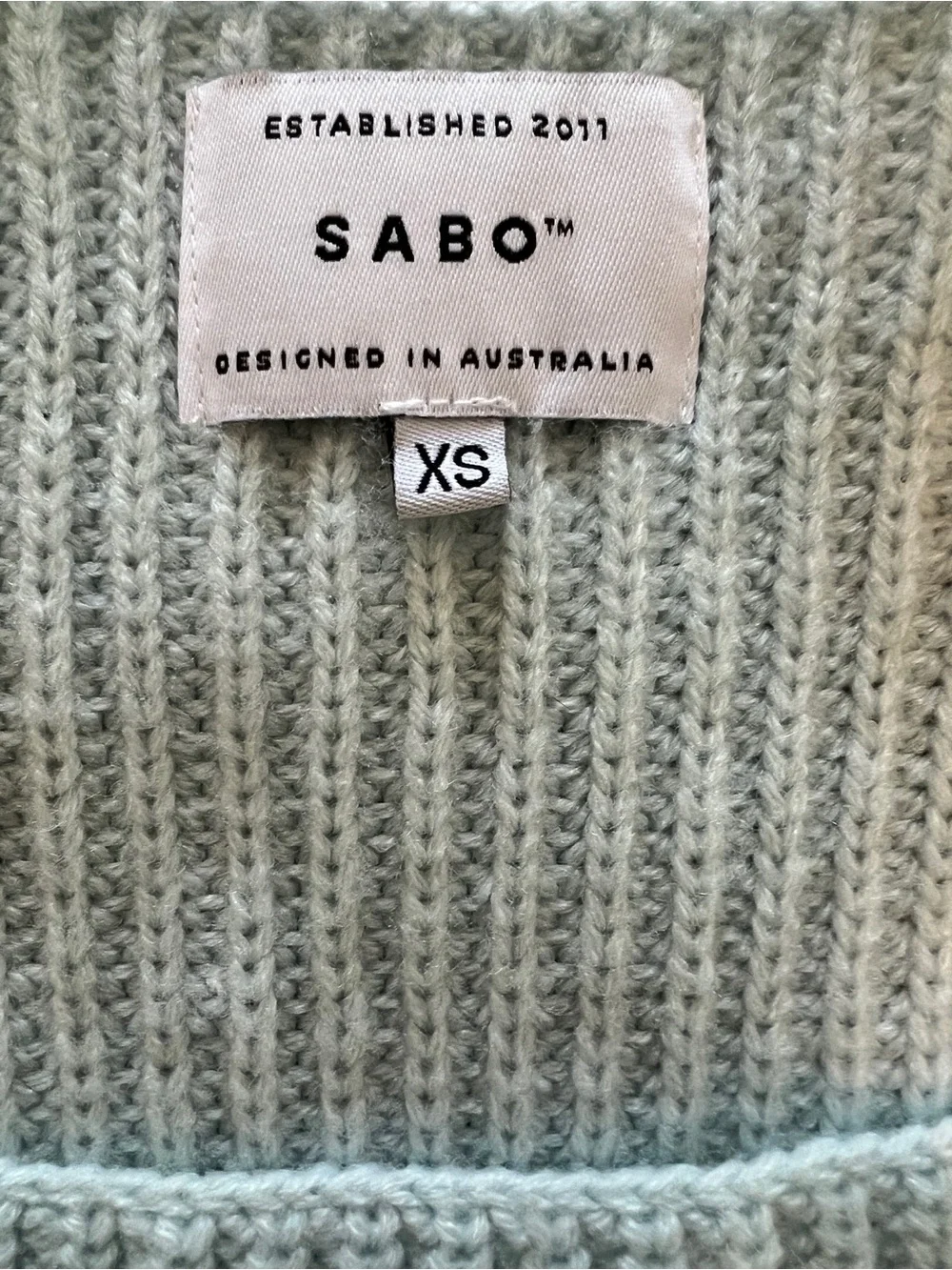 Sabo Light Blue Knit Two-Piece High Waisted Lounge Resort Vacation Short Set-XS